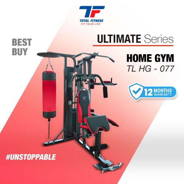 TL-HG-077 - HOME GYM 3 SISI + SAMSAK beban 75 kg