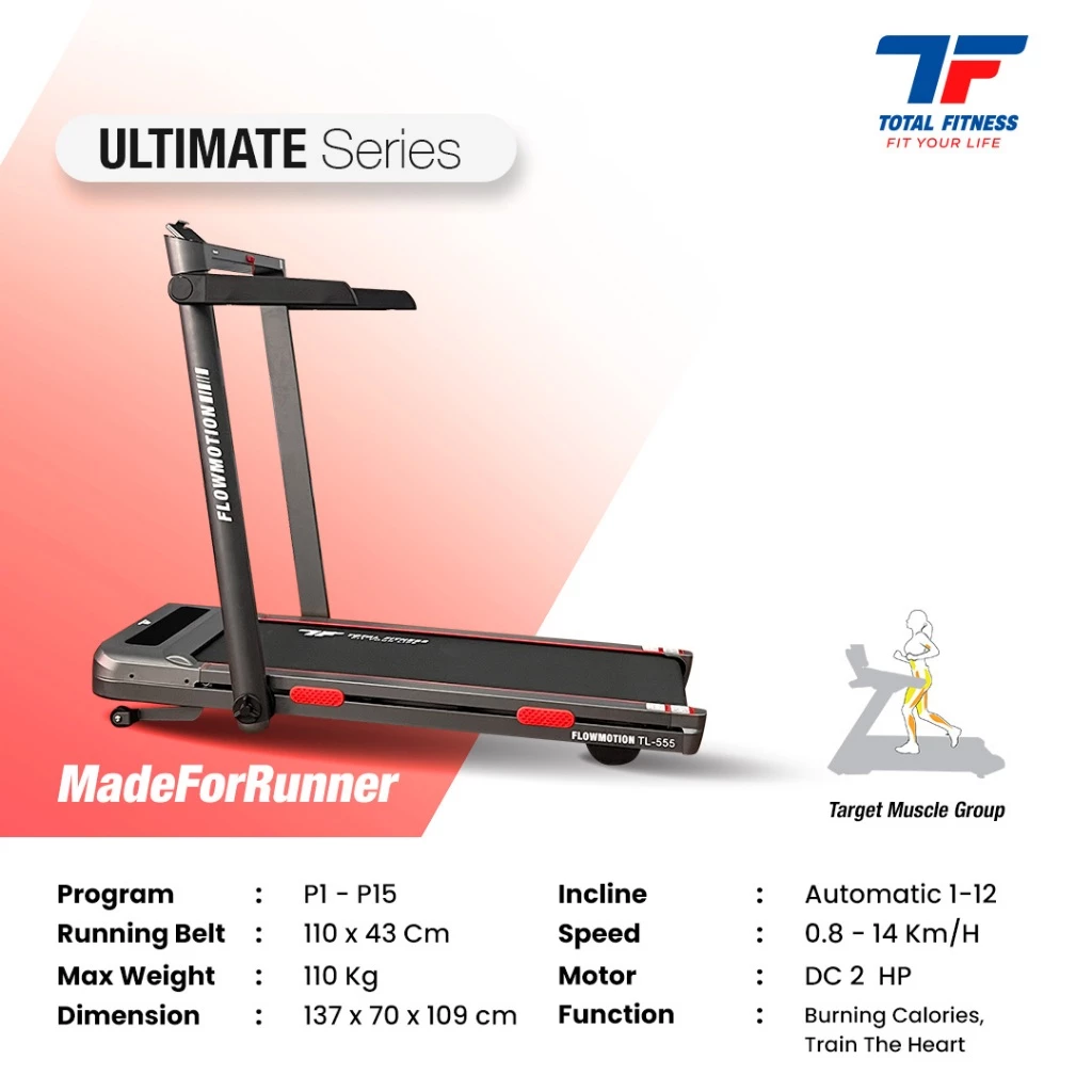TL-555 - WALKING PAD AUTO INCLINE - Image 2