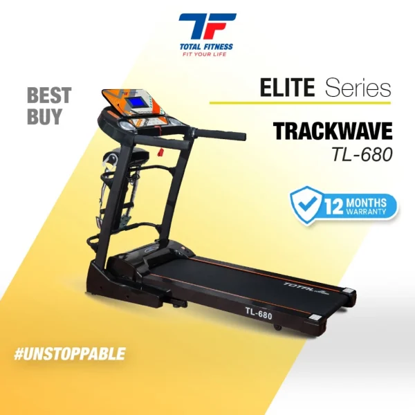 TL-680 - ELECTRIC TREADMILL 2 HP + MASS (Auto Incline)