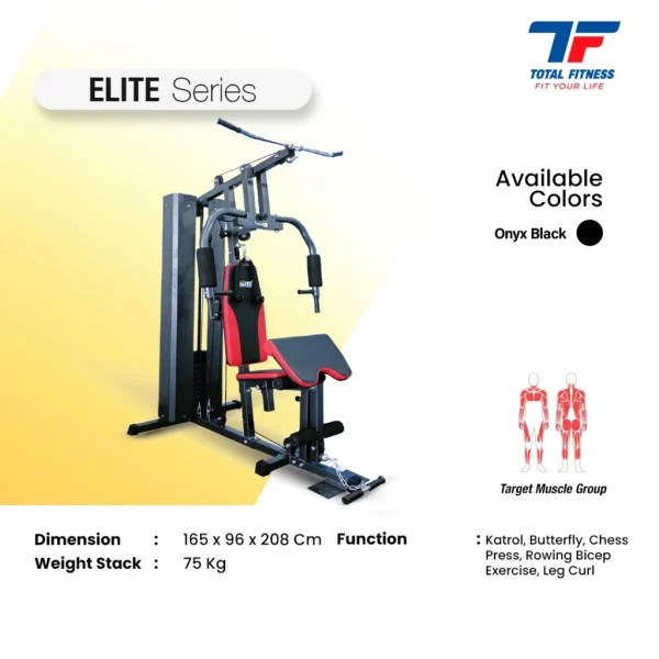 TL-HG-009 - HOME GYM 1 SISI Beban 75 kg - Image 2